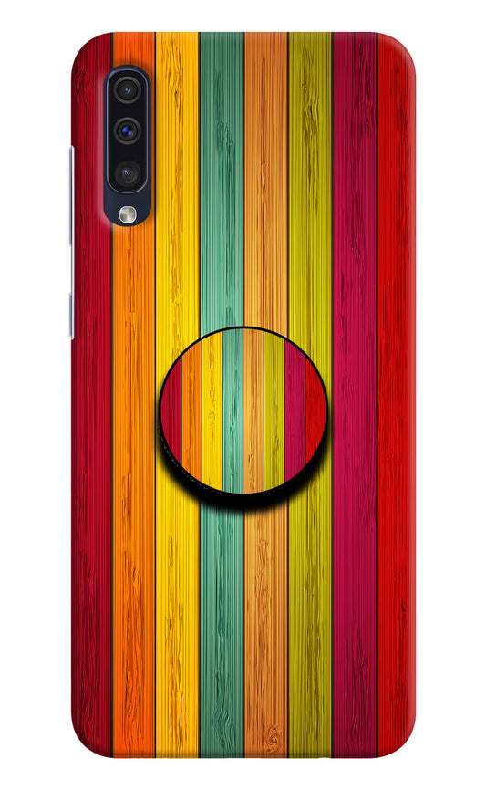 Multicolor Wooden Samsung A50/A50s/A30s Pop Case by Casekaro