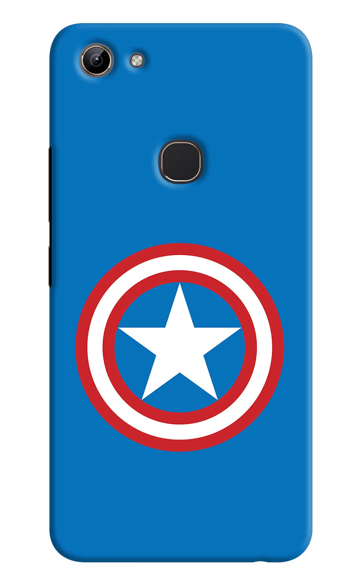Captain America Logo Vivo Y81 Hard Case Back Cover by Casekaro