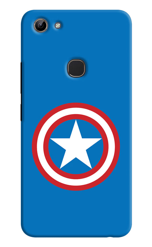 Captain America Logo Vivo Y81 Hard Case Back Cover by Casekaro