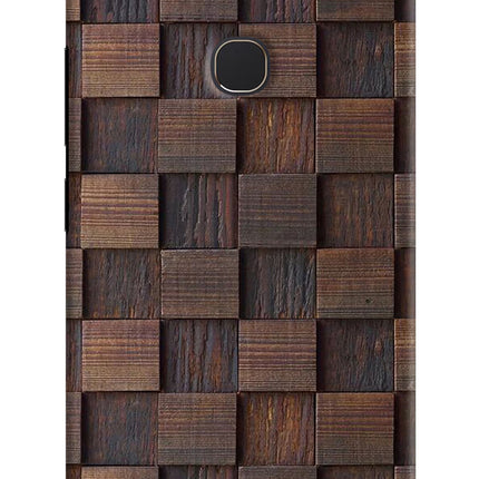Wooden Cube Design Vivo Y81 Hard Case Back Cover by Casekaro