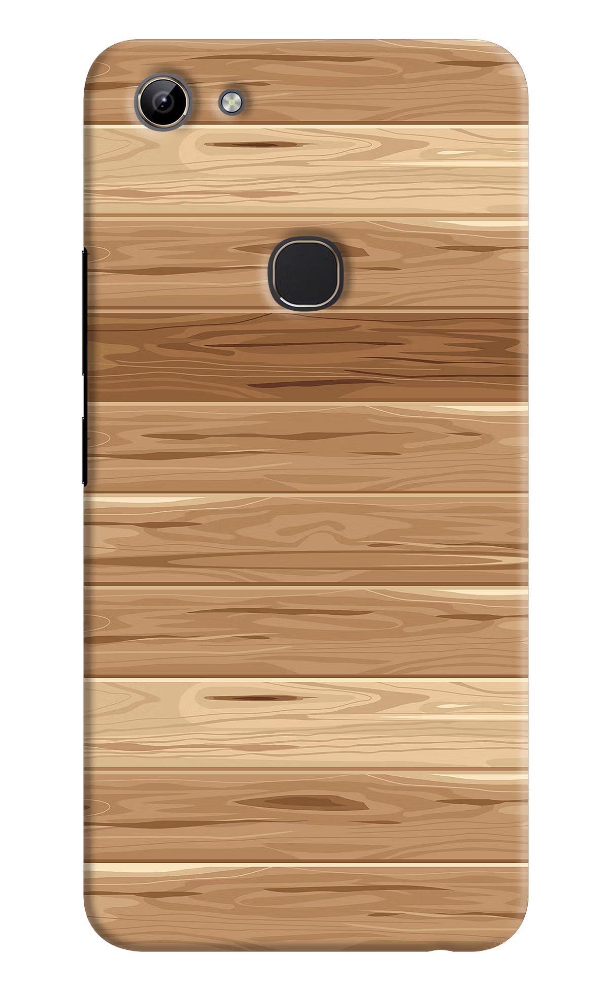 Wooden Vector Vivo Y81 Hard Case Back Cover by Casekaro