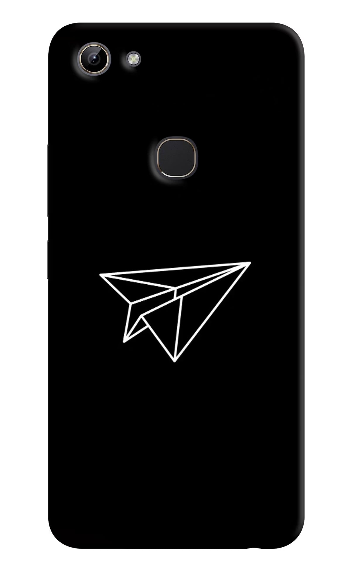 Paper Plane White Vivo Y81 Hard Case Back Cover by Casekaro