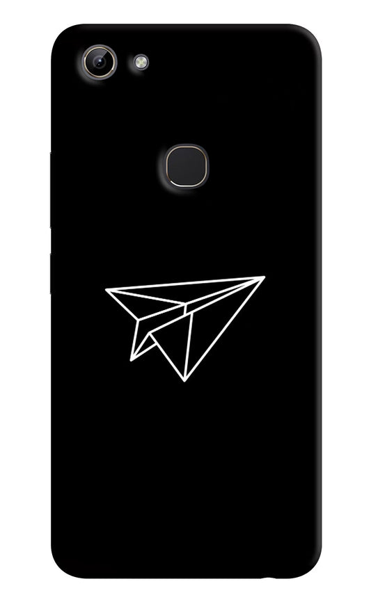 Paper Plane White Vivo Y81 Hard Case Back Cover by Casekaro