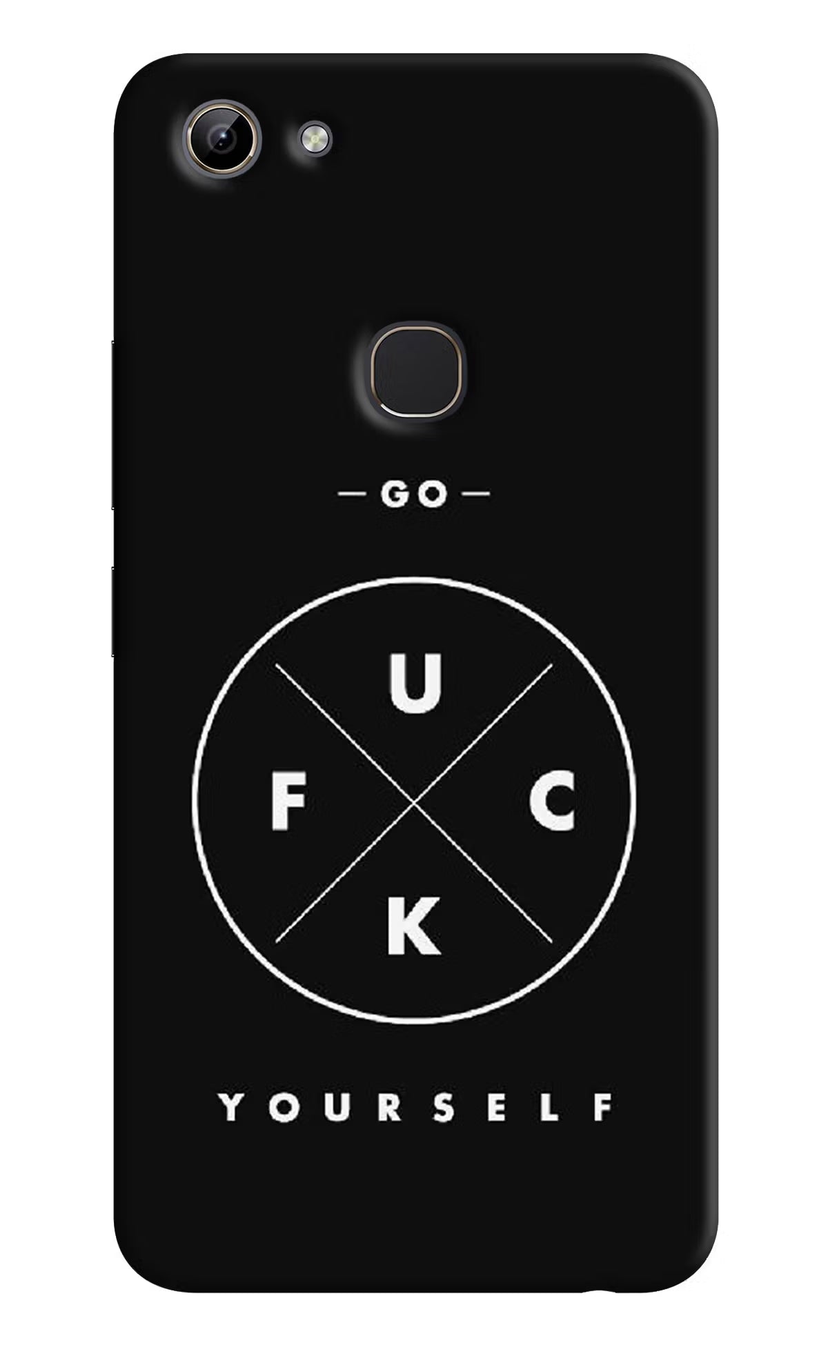 Go Fuck Yourself Vivo Y81 Hard Case Back Cover by Casekaro