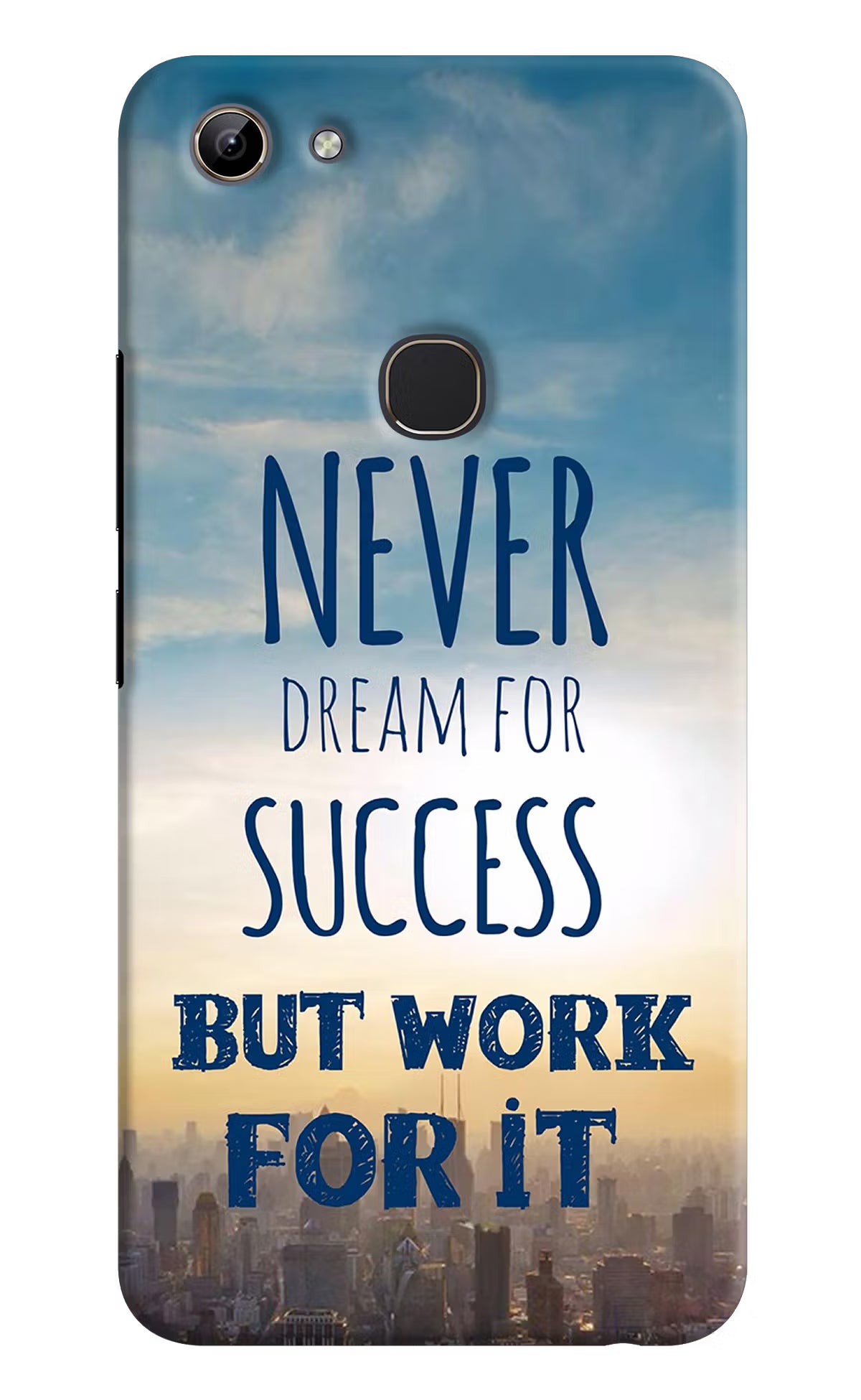 Never Dream For Success But Work For It Vivo Y81 Hard Case Back Cover by Casekaro