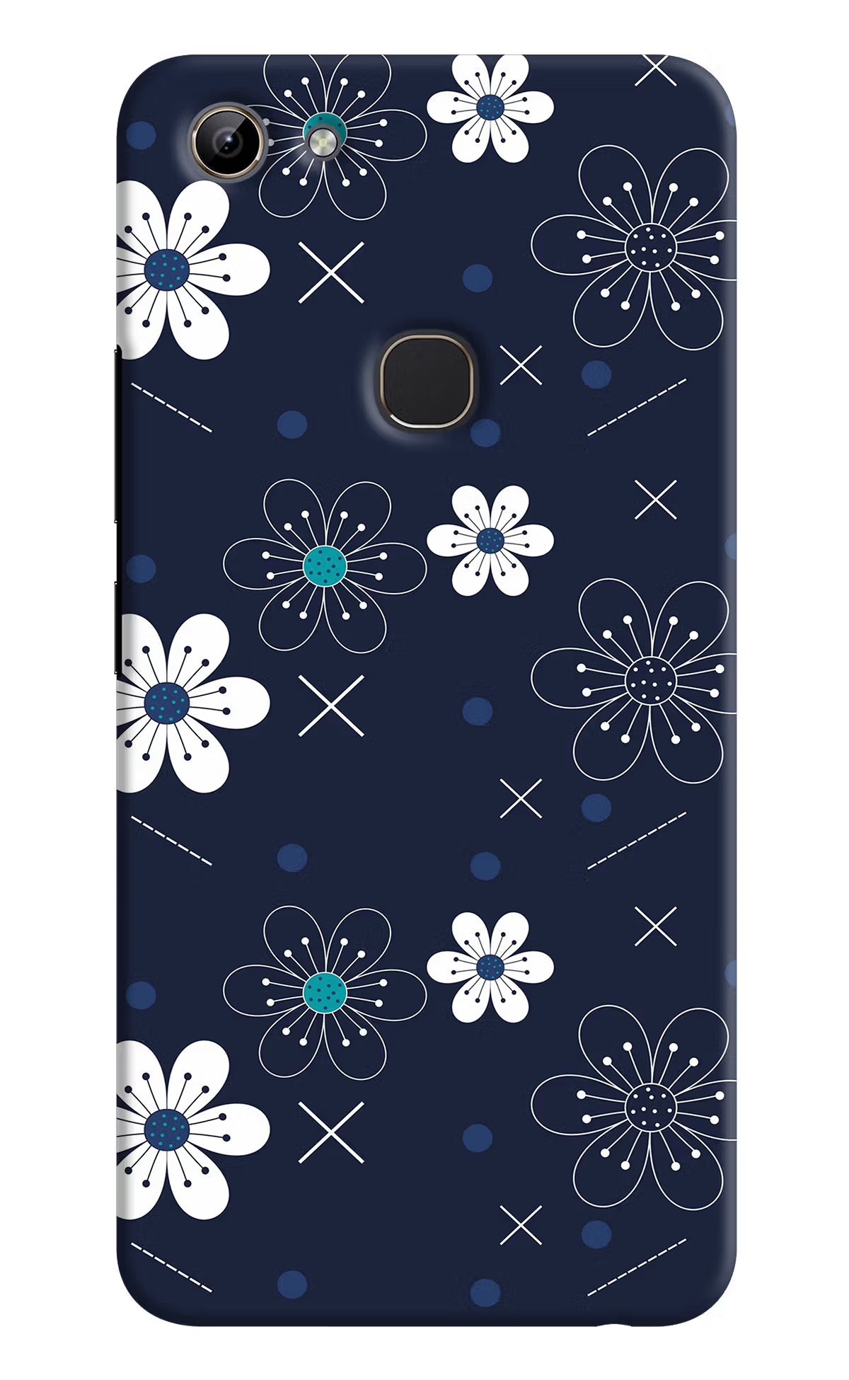 Flowers Vivo Y81 Hard Case Back Cover by Casekaro