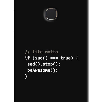 Life Motto Code Vivo Y81 Hard Case Back Cover by Casekaro