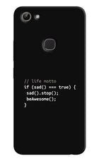 Life Motto Code Vivo Y81 Hard Case Back Cover by Casekaro