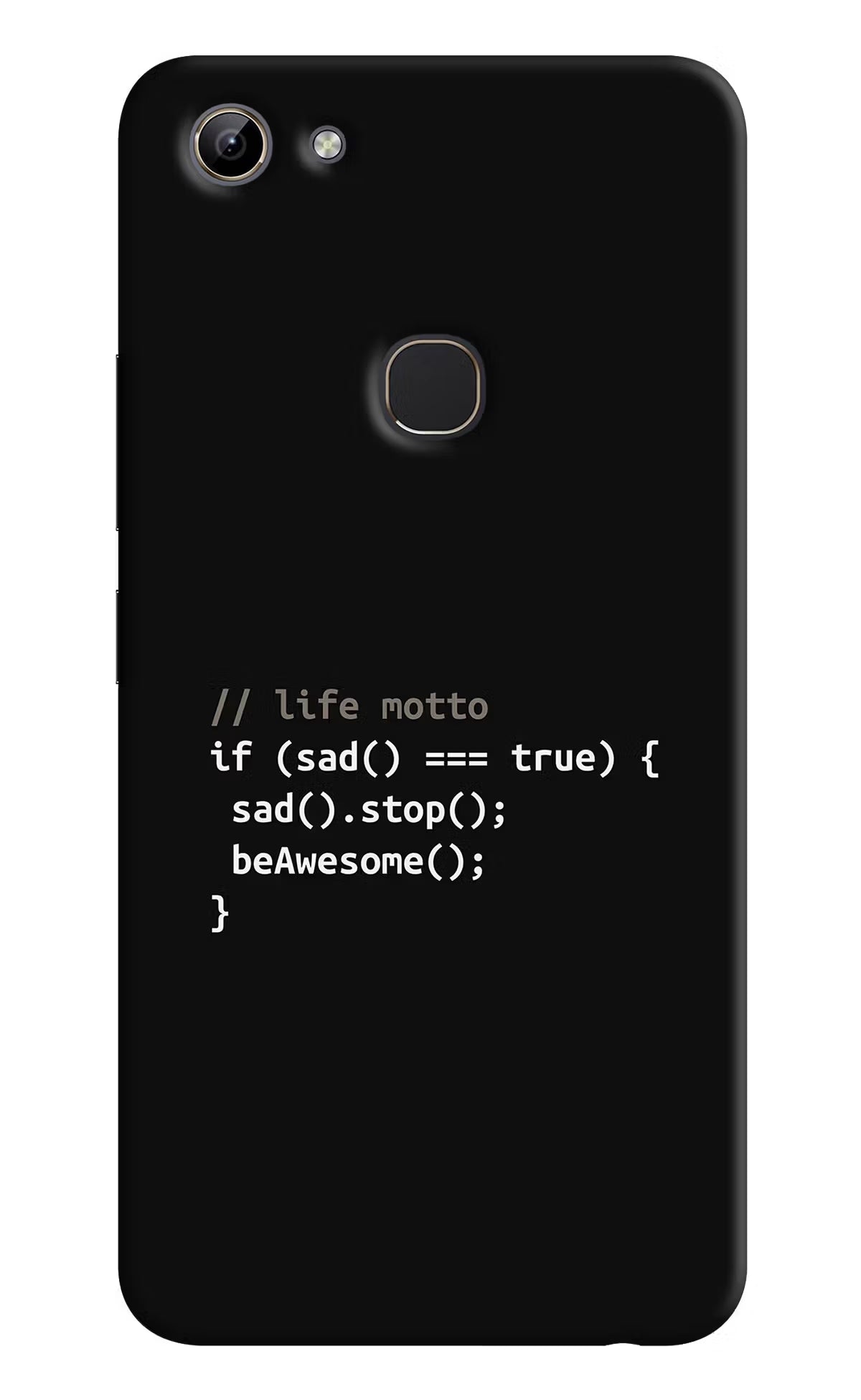 Life Motto Code Vivo Y81 Hard Case Back Cover by Casekaro