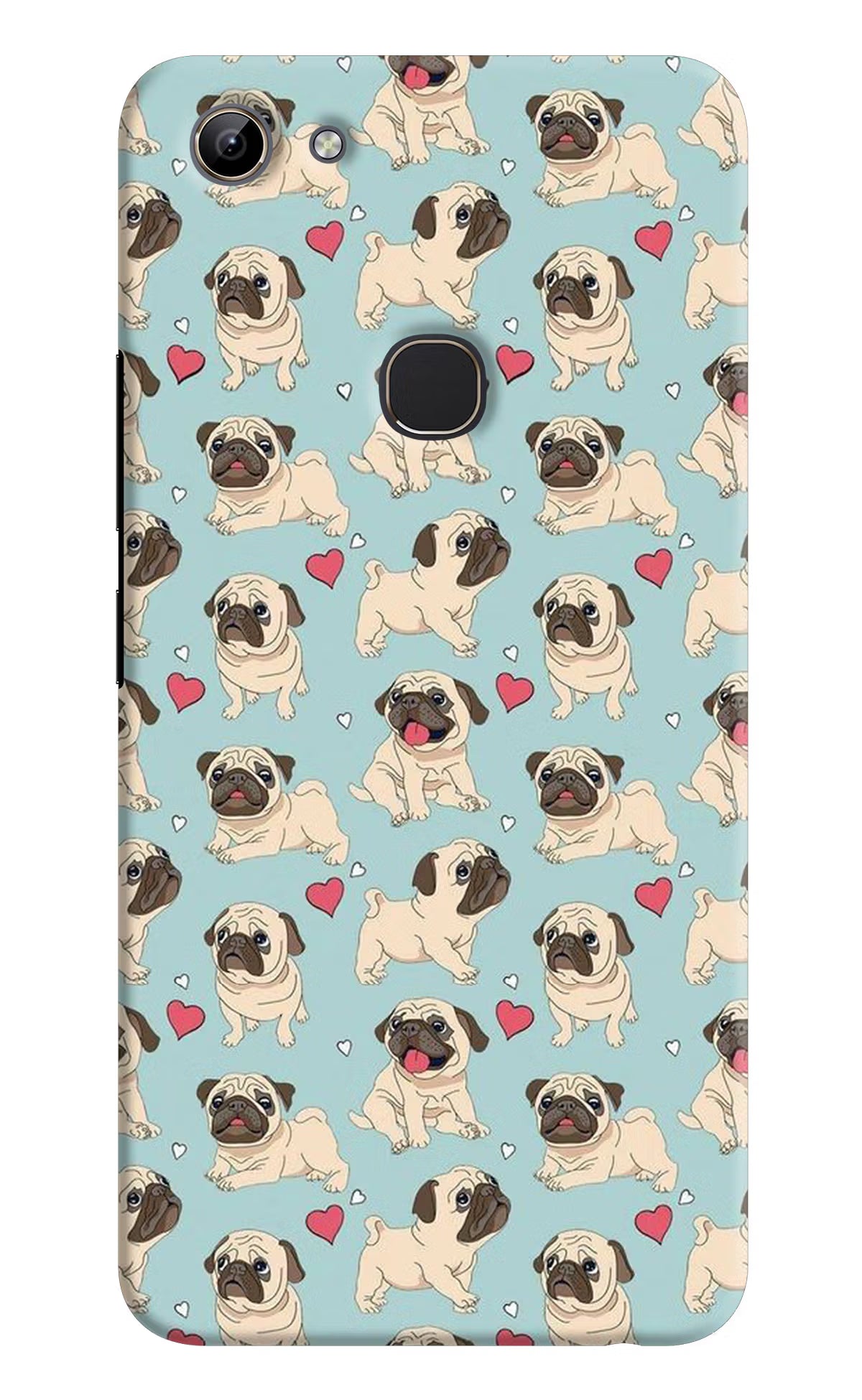 Pug Dog Vivo Y81 Hard Case Back Cover by Casekaro