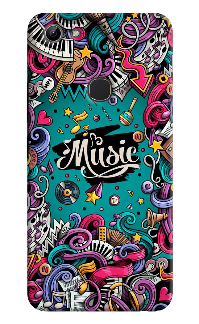 Music Graffiti Vivo Y81 Hard Case Back Cover by Casekaro