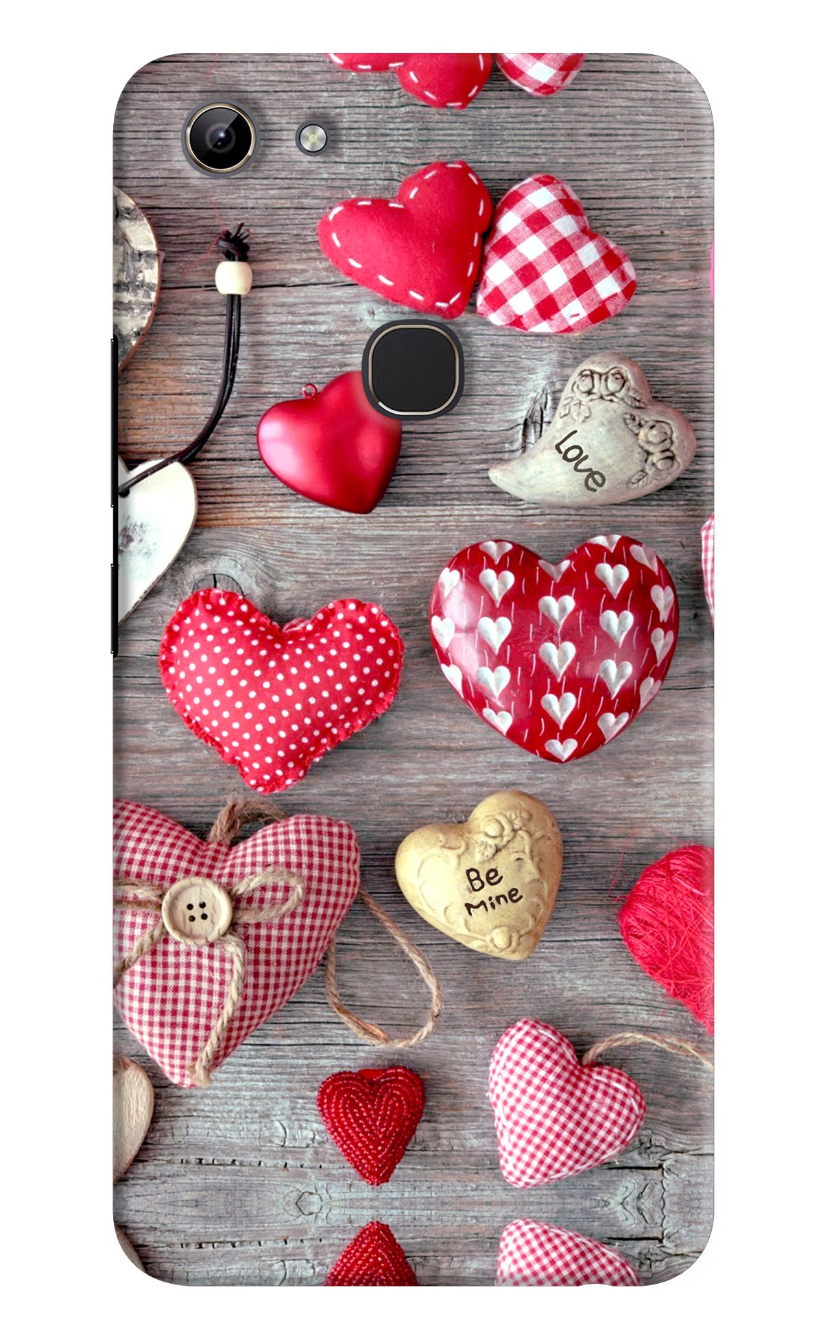 Love Wallpaper Vivo Y81 Hard Case Back Cover by Casekaro