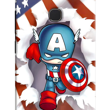 Captain America Vivo Y81 Hard Case Back Cover by Casekaro