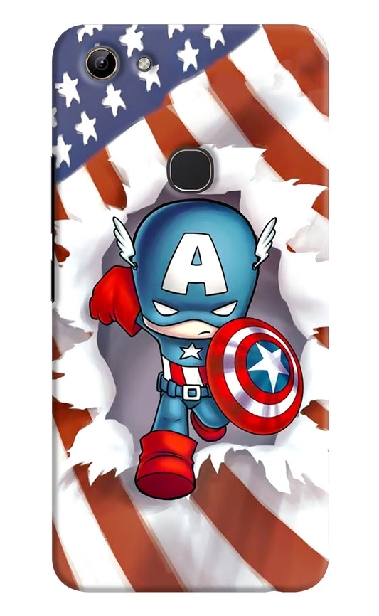Captain America Vivo Y81 Hard Case Back Cover by Casekaro