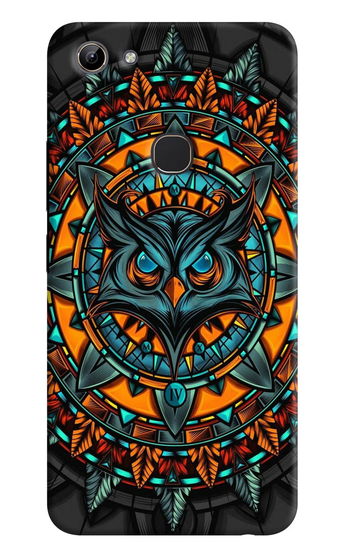 Angry Owl Art Vivo Y81 Hard Case Back Cover by Casekaro