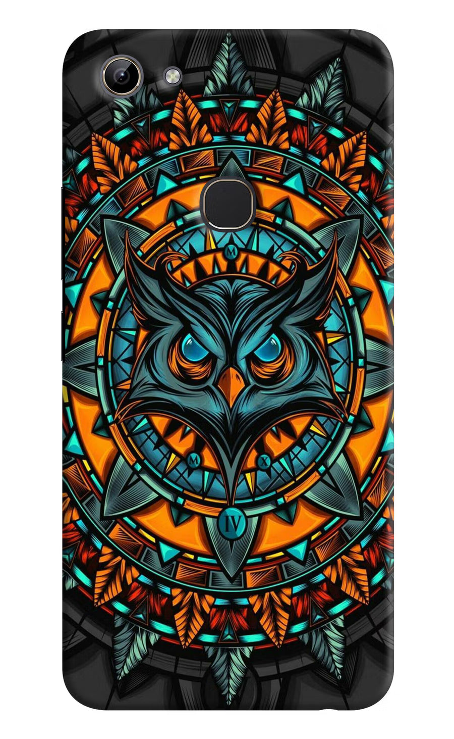 Angry Owl Art Vivo Y81 Back Cover, Hard case