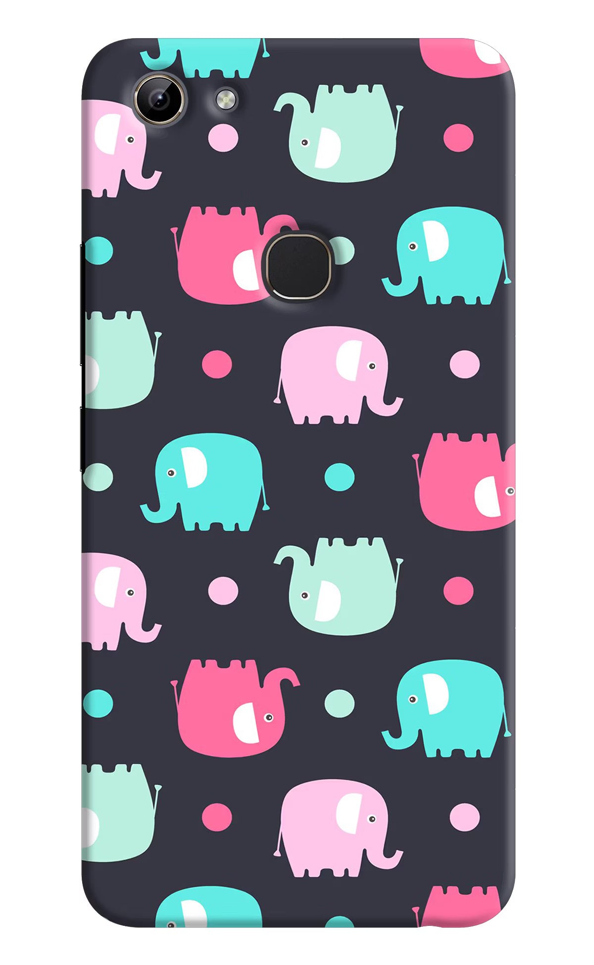 Elephants Vivo Y81 Hard Case Back Cover by Casekaro