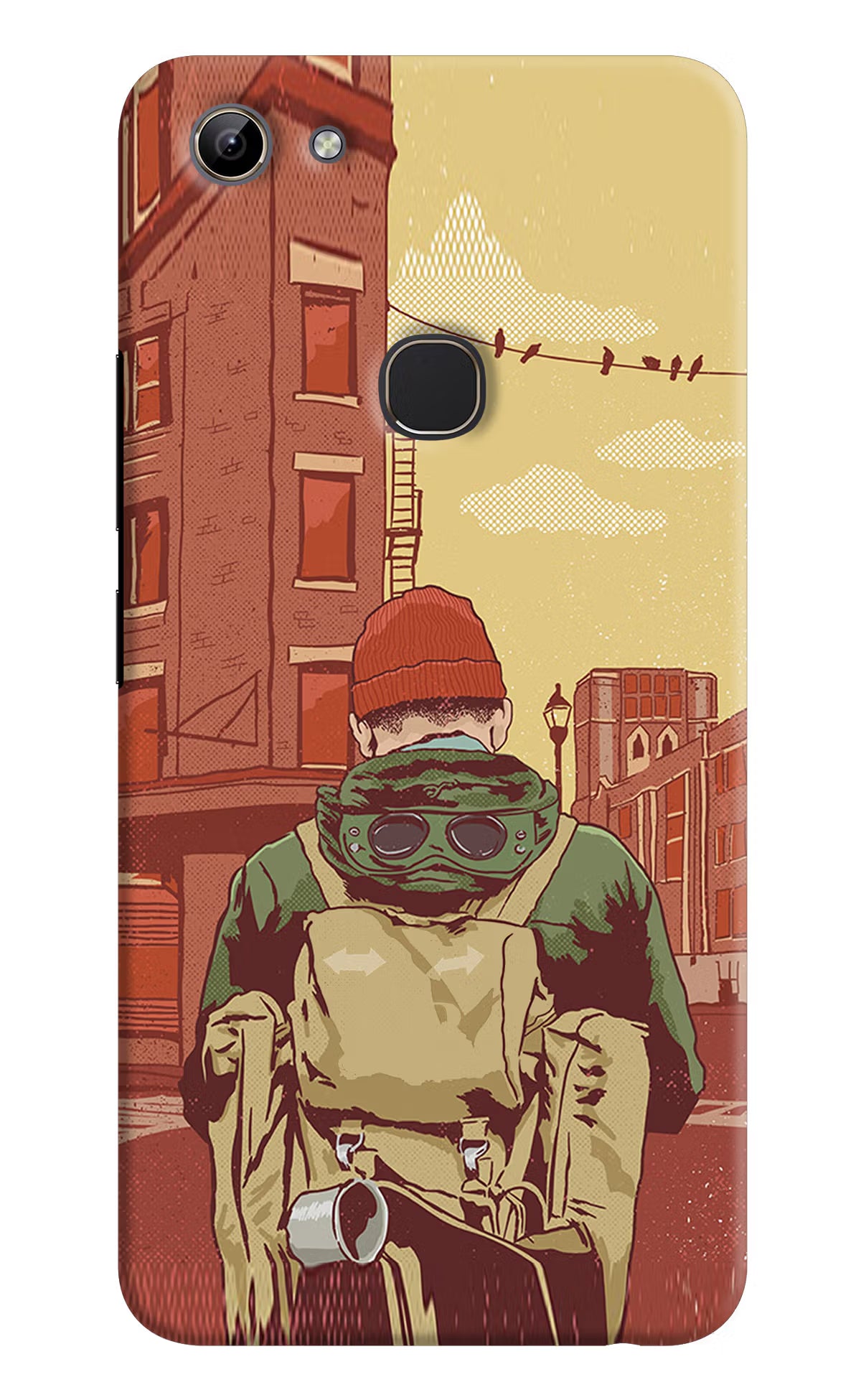 Adventurous Vivo Y81 Hard Case Back Cover by Casekaro