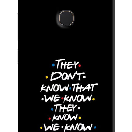 FRIENDS Dialogue Vivo Y81 Hard Case Back Cover by Casekaro