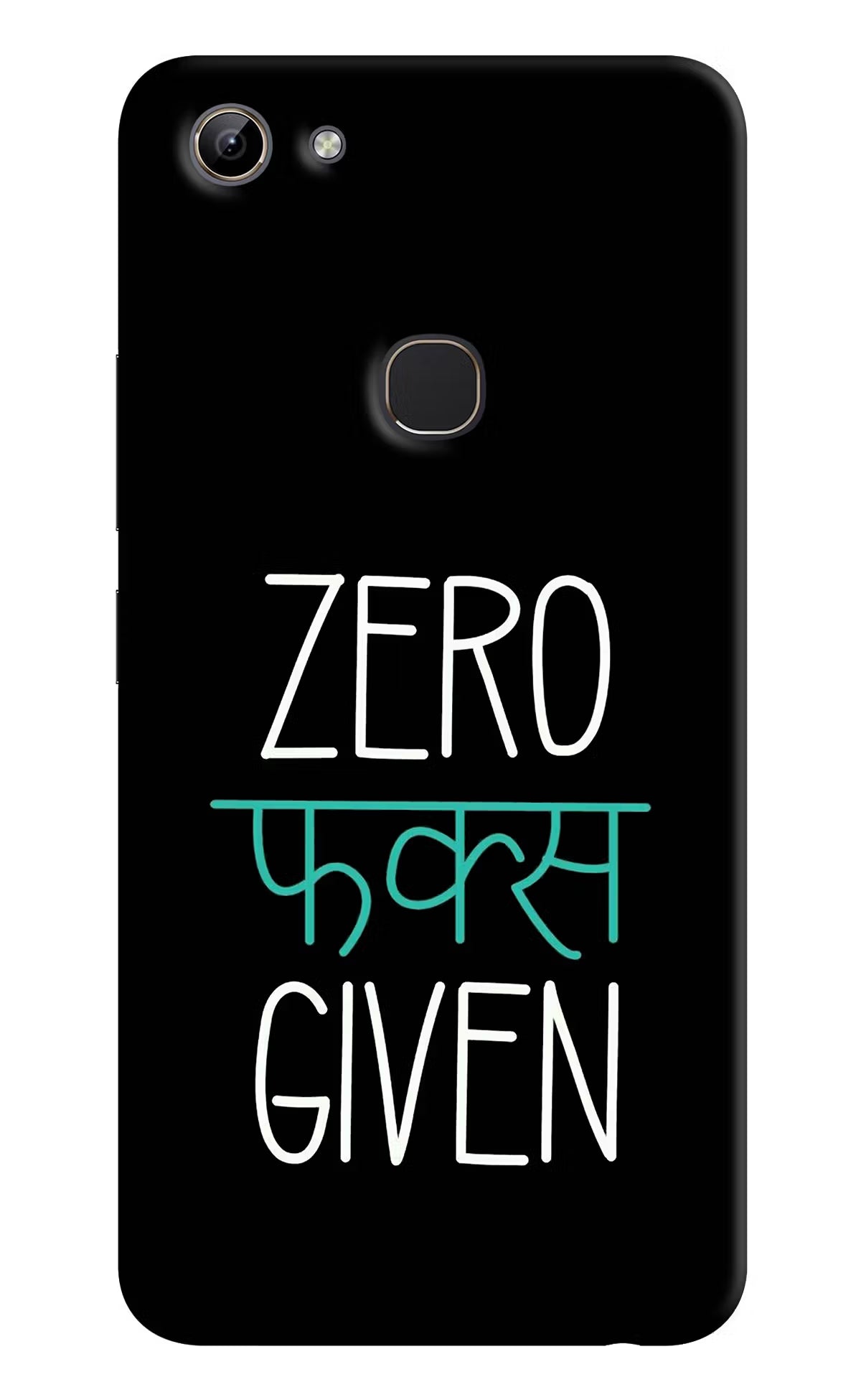 Zero Fucks Given Vivo Y81 Hard Case Back Cover by Casekaro