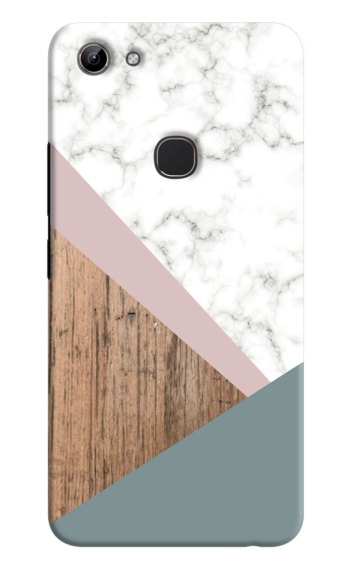 Marble wood Abstract Vivo Y81 Hard Case Back Cover by Casekaro