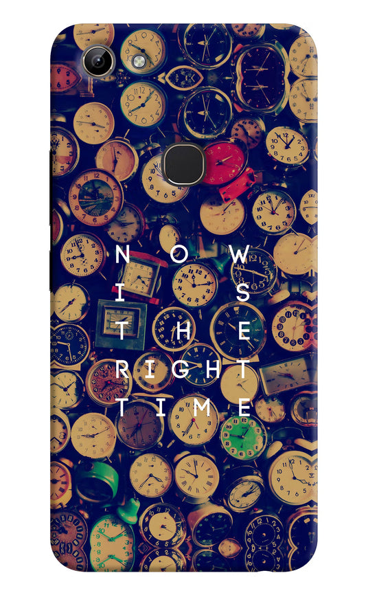Now is the Right Time Quote Vivo Y81 Hard Case Back Cover by Casekaro