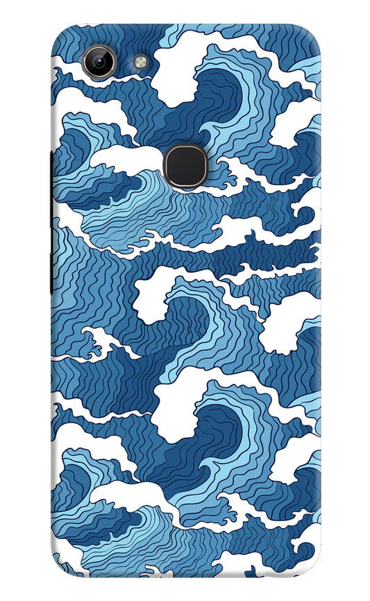 Blue Waves Vivo Y81 Hard Case Back Cover by Casekaro