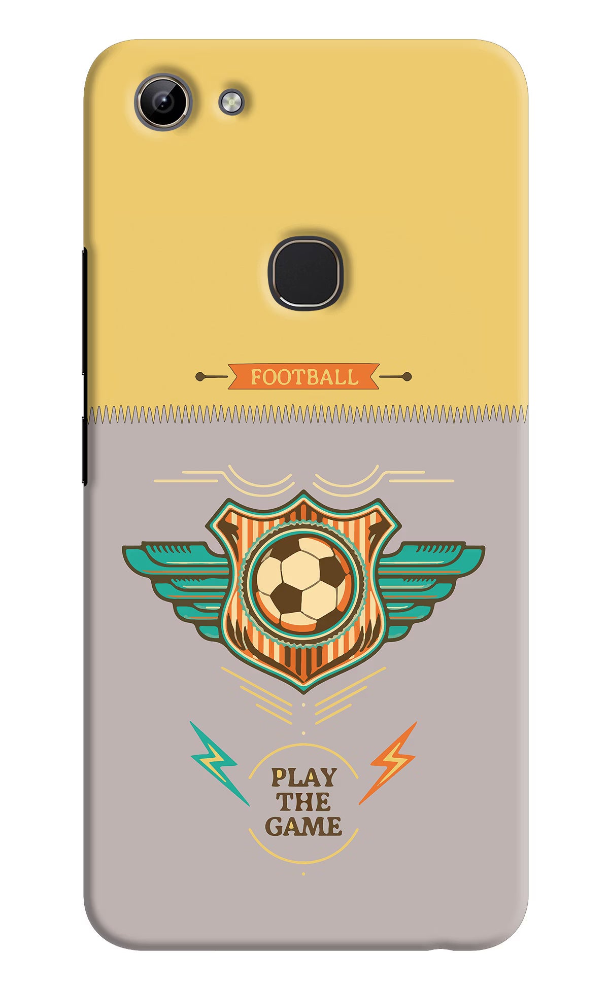 Football Vivo Y81 Hard Case Back Cover by Casekaro