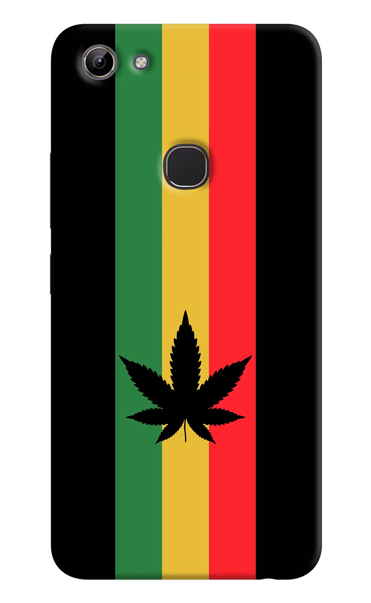 Weed Flag Vivo Y81 Hard Case Back Cover by Casekaro