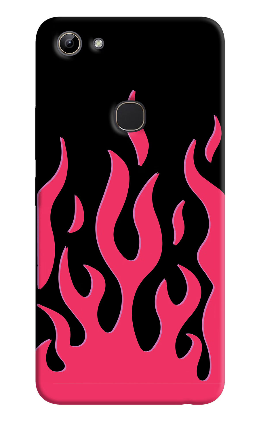 Fire Flames Vivo Y81 Back Cover, Hard case