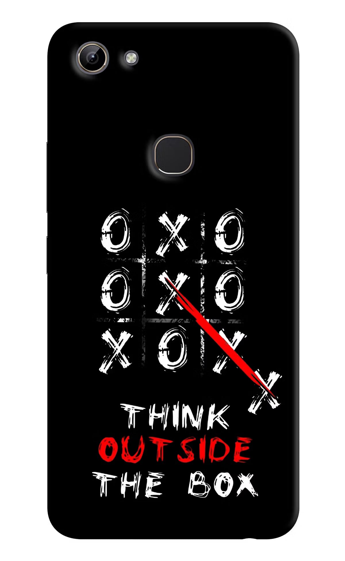 Think out of the BOX Vivo Y81 Hard Case Back Cover by Casekaro