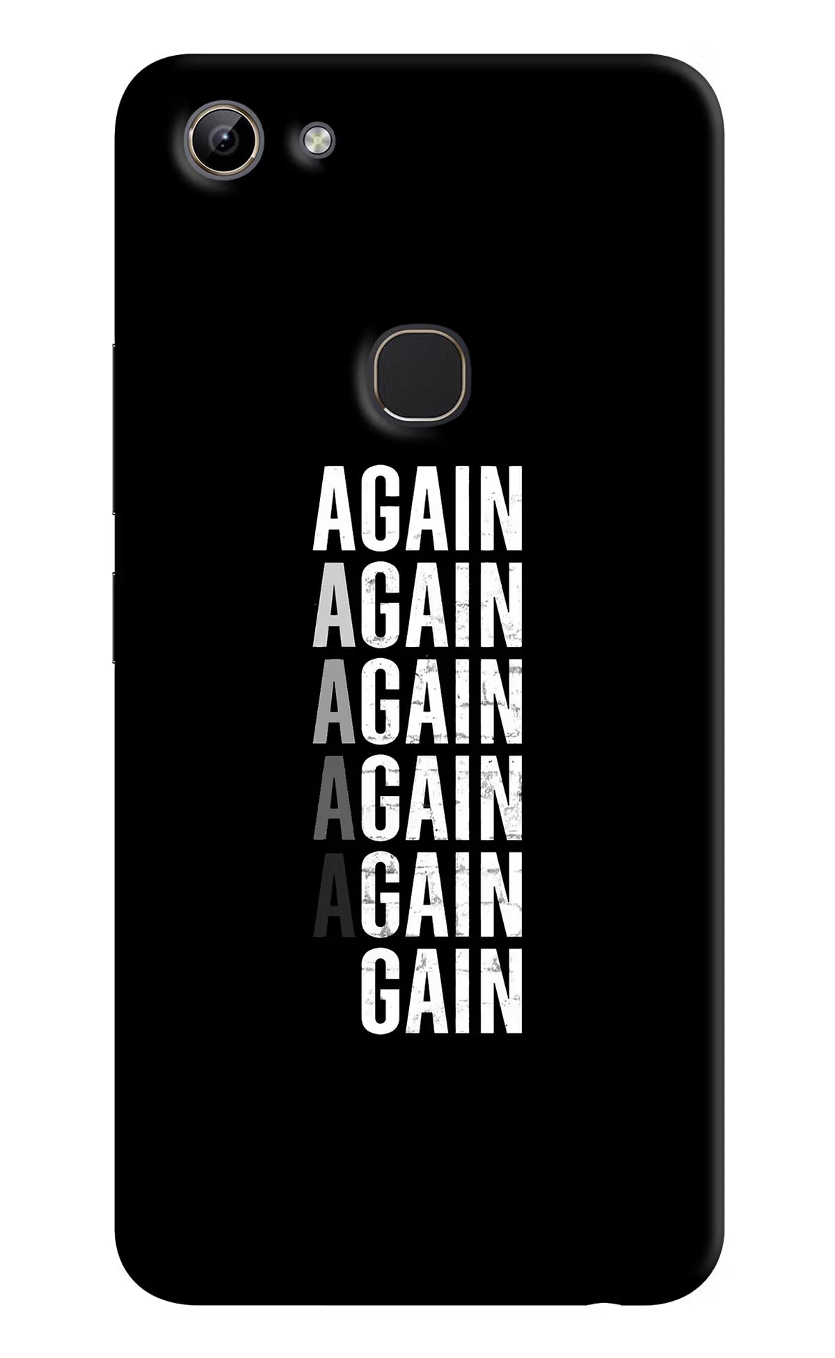 Again Again Gain Vivo Y81 Hard Case Back Cover by Casekaro
