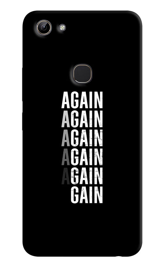 Again Again Gain Vivo Y81 Hard Case Back Cover by Casekaro