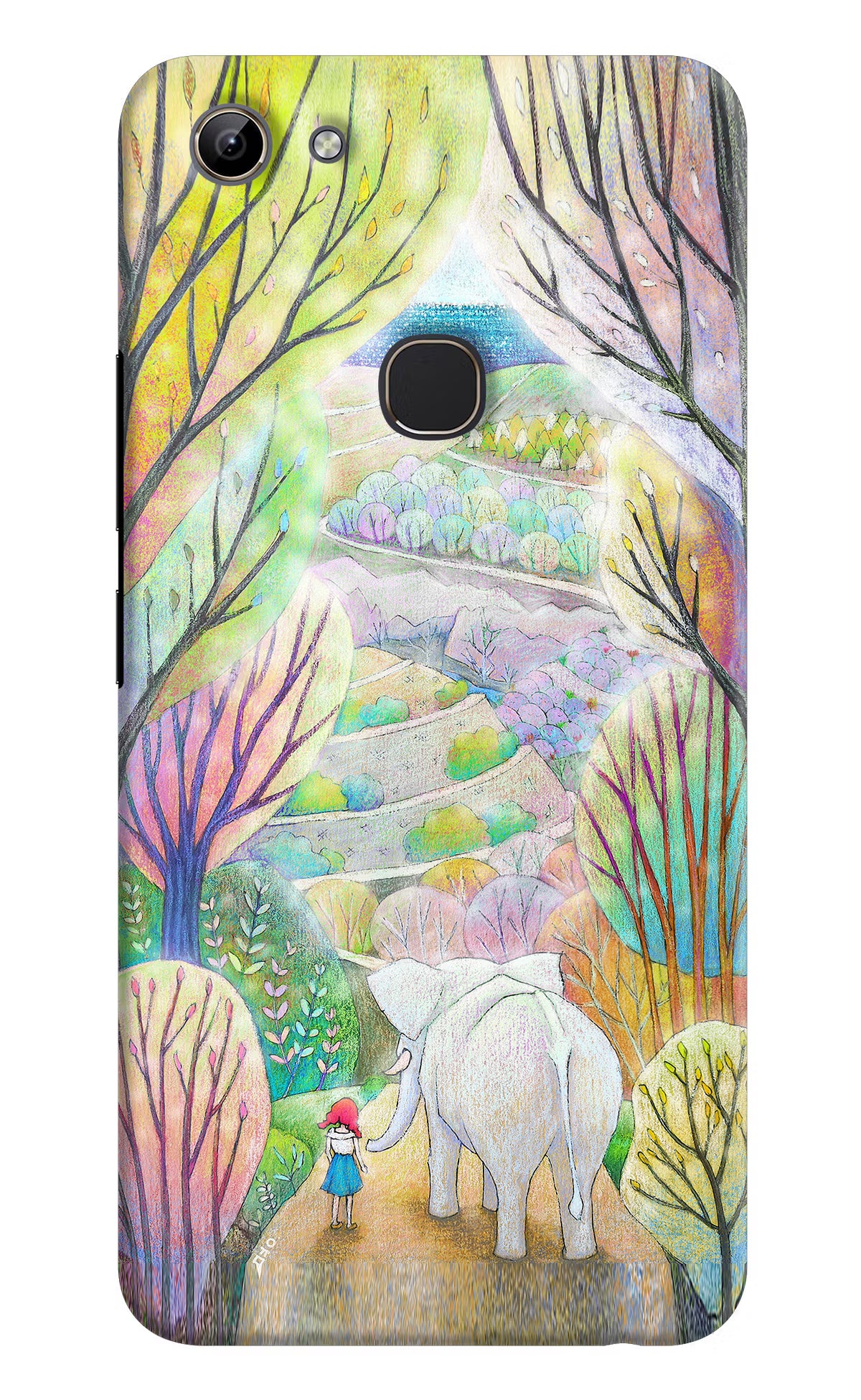Nature Painting Vivo Y81 Hard Case Back Cover by Casekaro