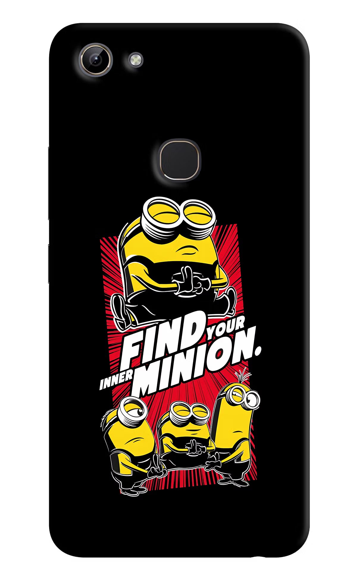 Find your inner Minion Vivo Y81 Hard Case Back Cover by Casekaro