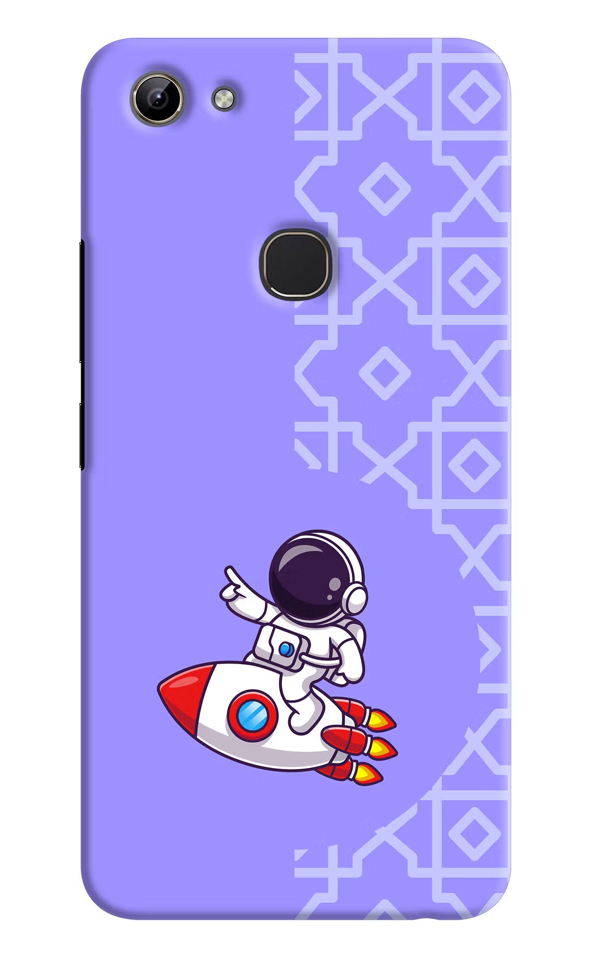 Cute Astronaut Vivo Y81 Hard Case Back Cover by Casekaro