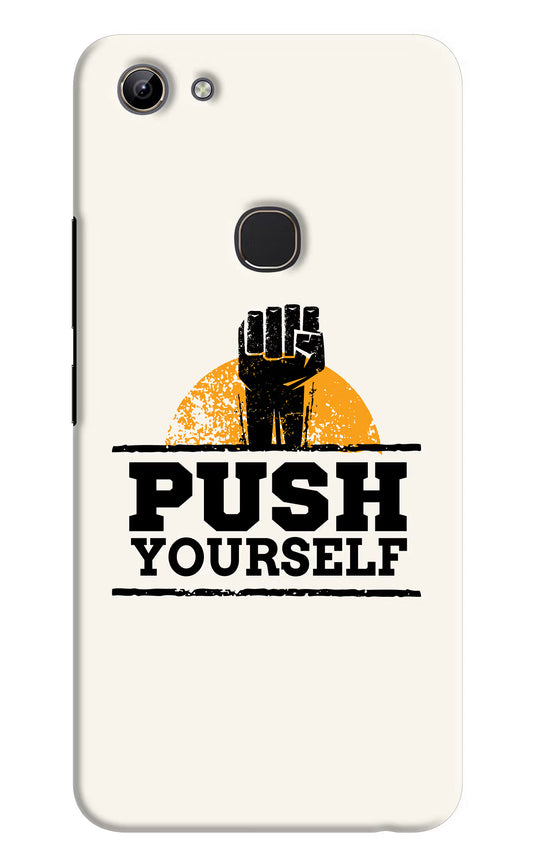 Push Yourself Vivo Y81 Hard Case Back Cover by Casekaro