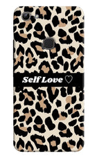 Leopard Print Self Love Vivo Y81 Hard Case Back Cover by Casekaro