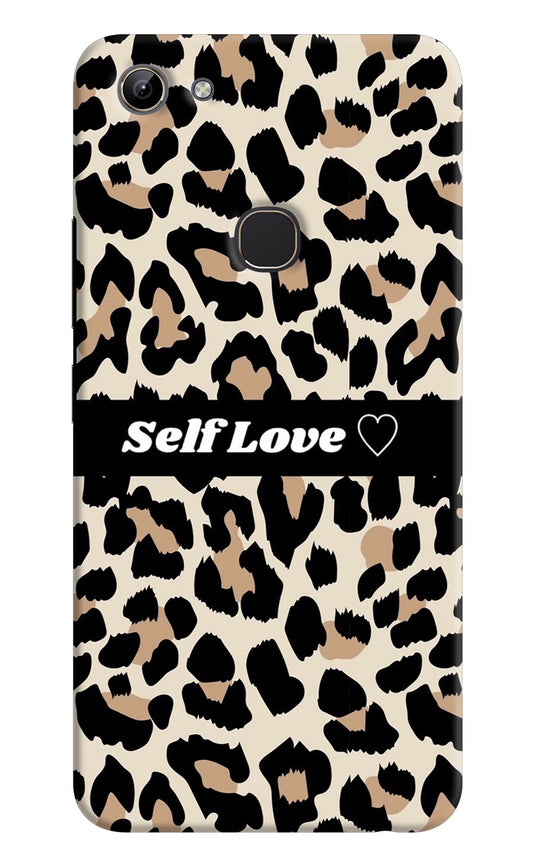 Leopard Print Self Love Vivo Y81 Hard Case Back Cover by Casekaro
