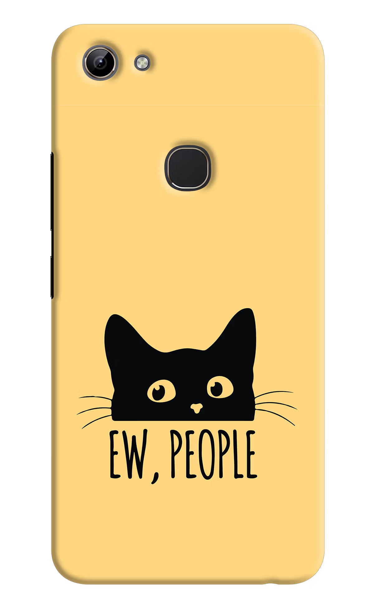Ew People Catitude Vivo Y81 Hard Case Back Cover by Casekaro