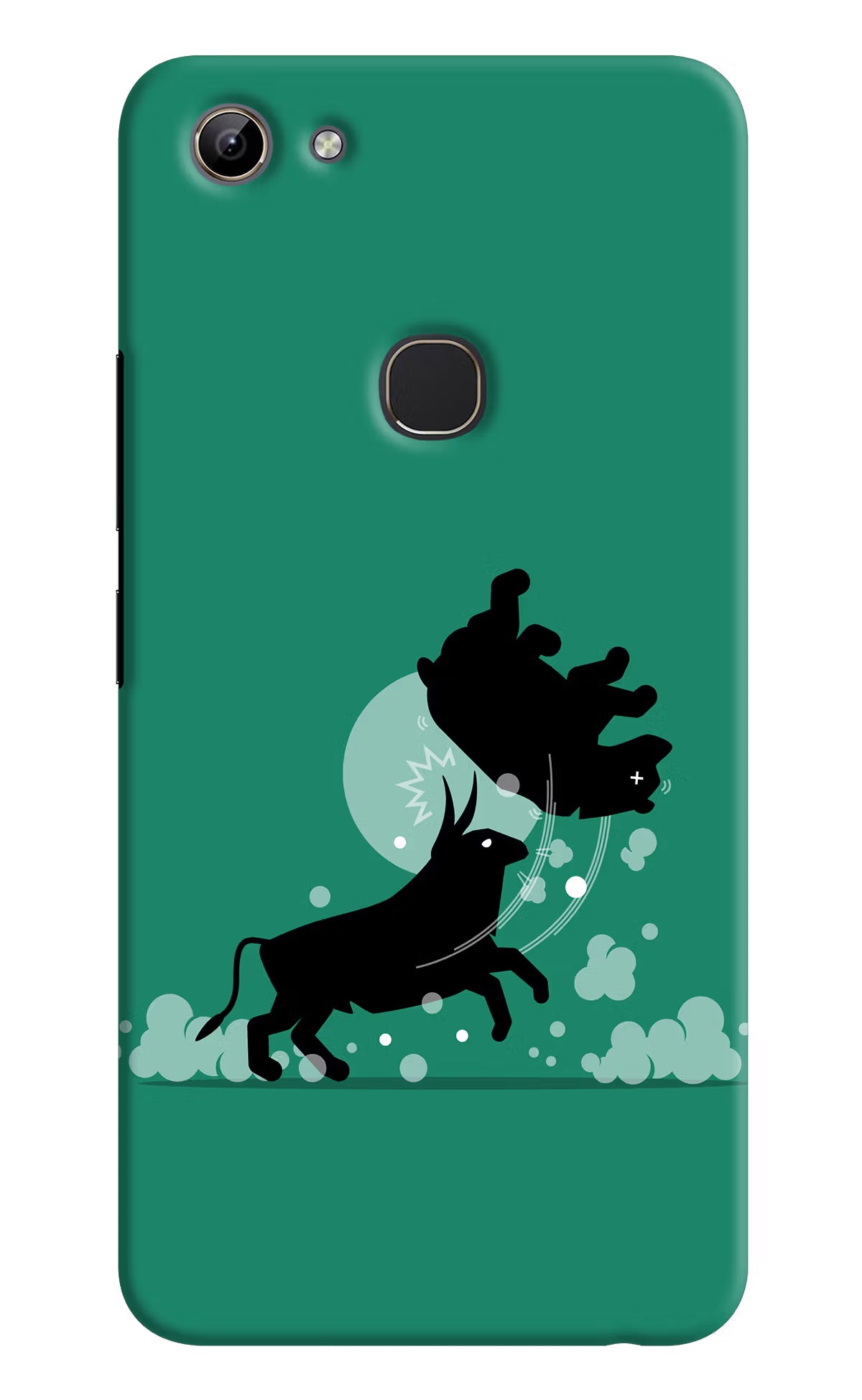 Bull Conqueror Vivo Y81 Hard Case Back Cover by Casekaro