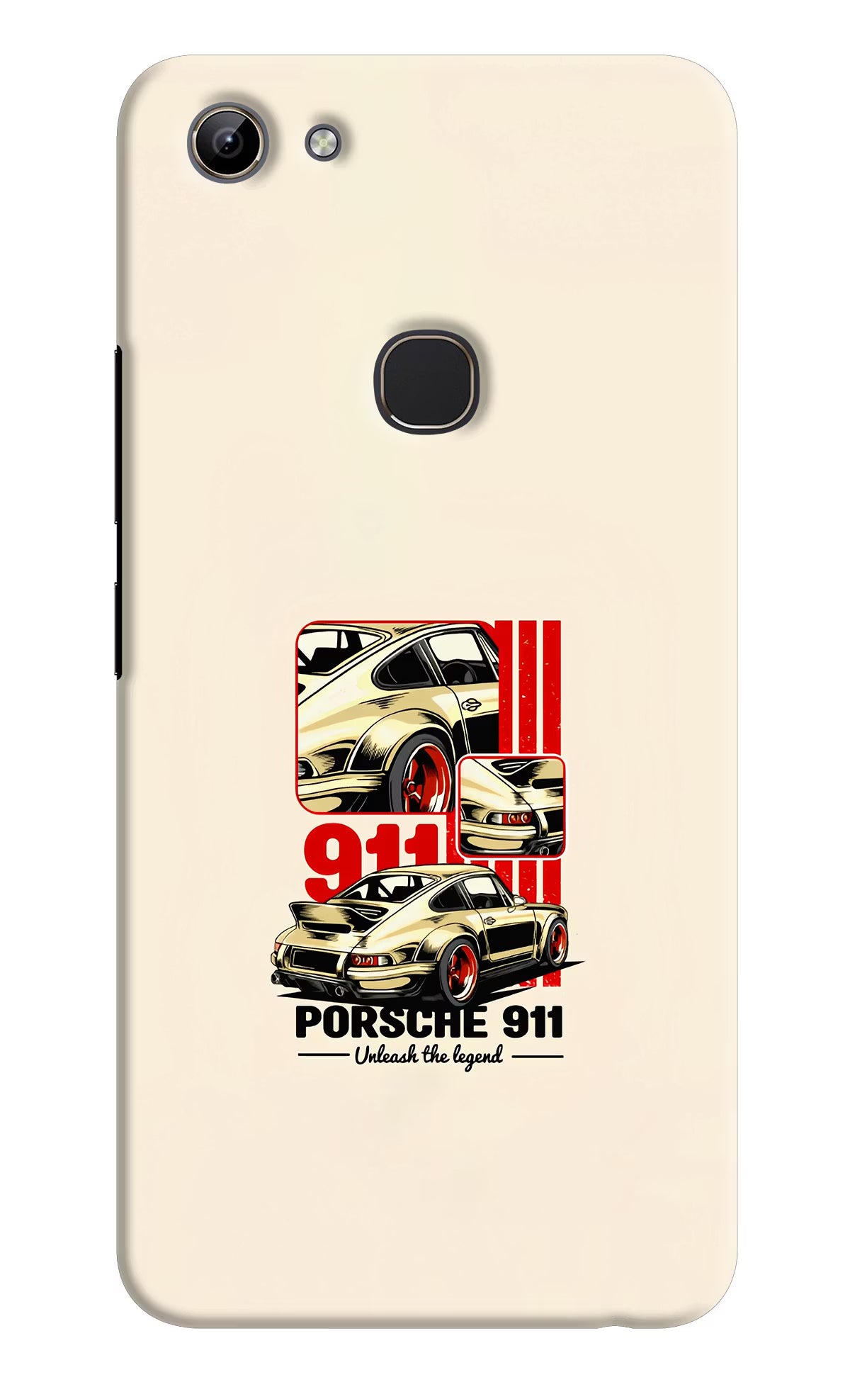 Classic Porsche 911 Vivo Y81 Hard Case Back Cover by Casekaro