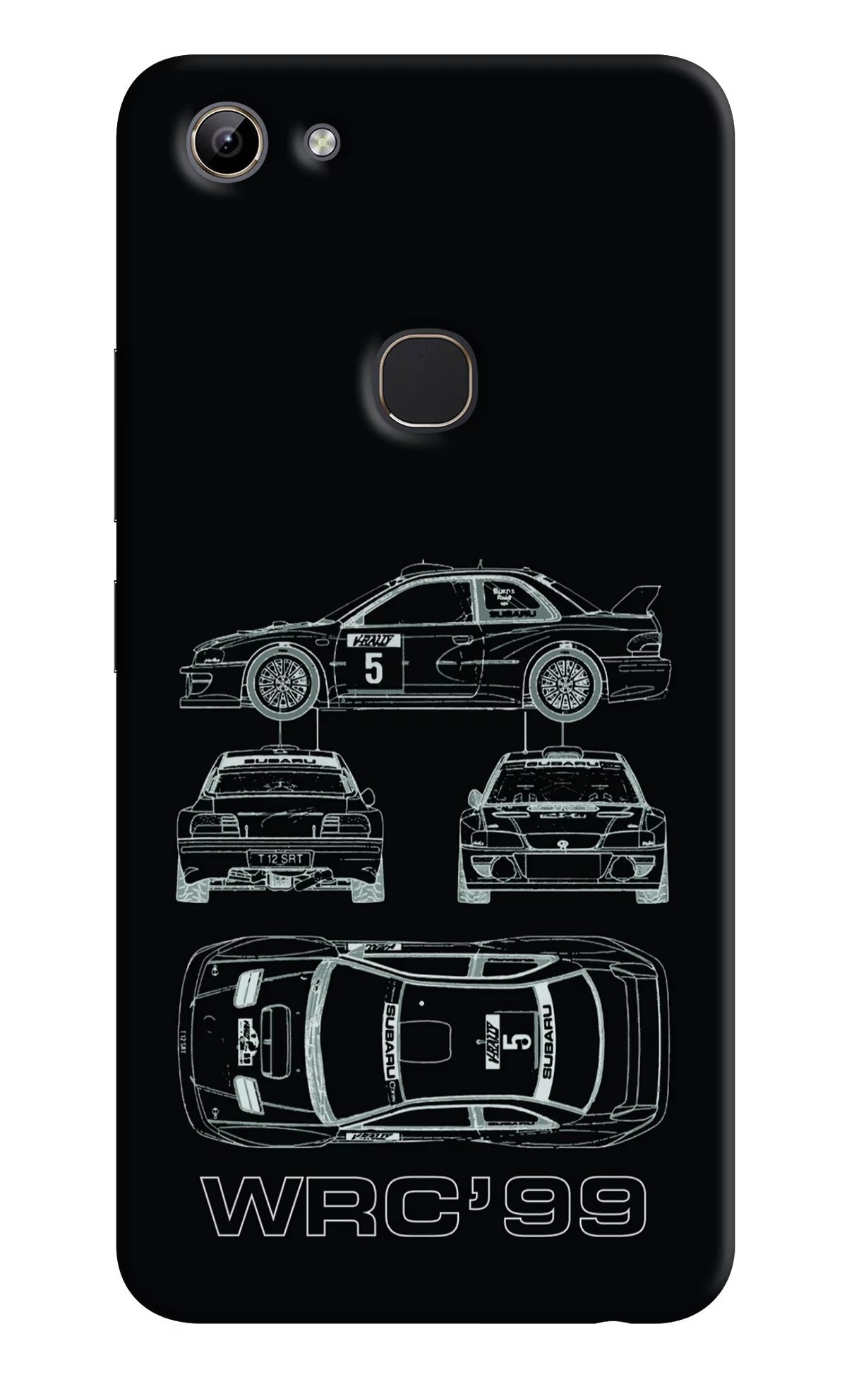 WRC'99 Vivo Y81 Hard Case Back Cover by Casekaro
