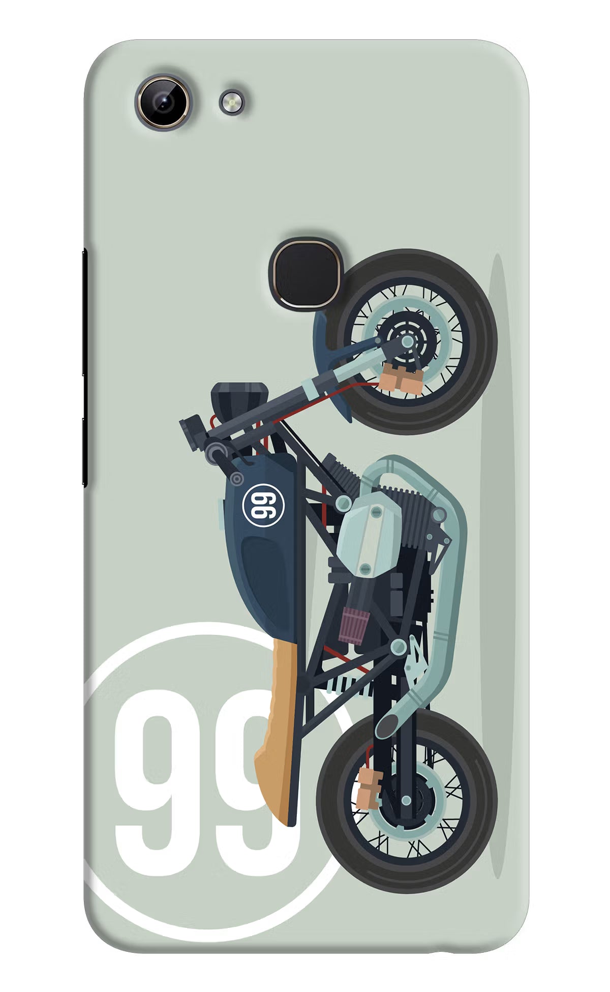 Classic Cafe Racer 99 Vivo Y81 Hard Case Back Cover by Casekaro