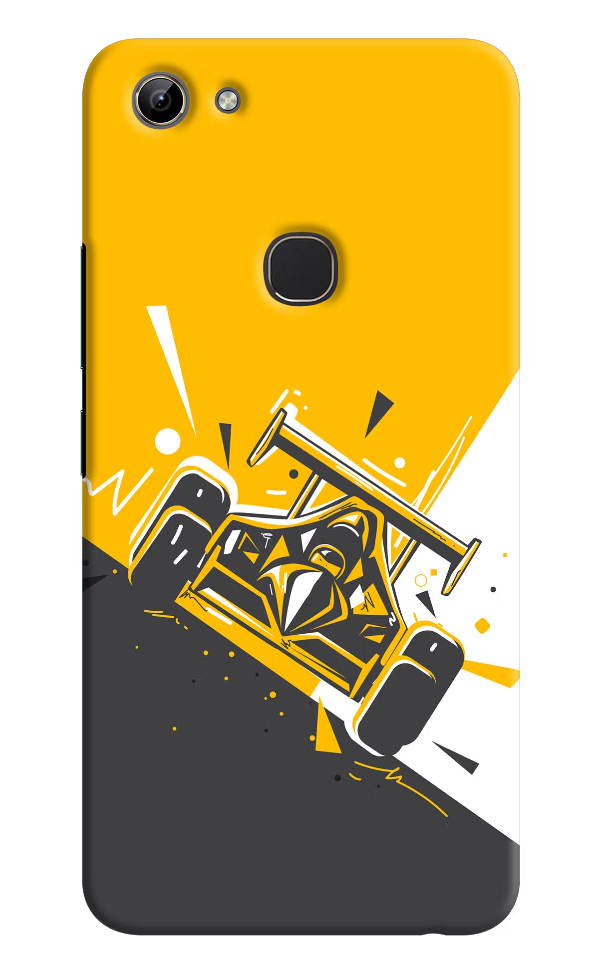 Track King Vivo Y81 Hard Case Back Cover by Casekaro