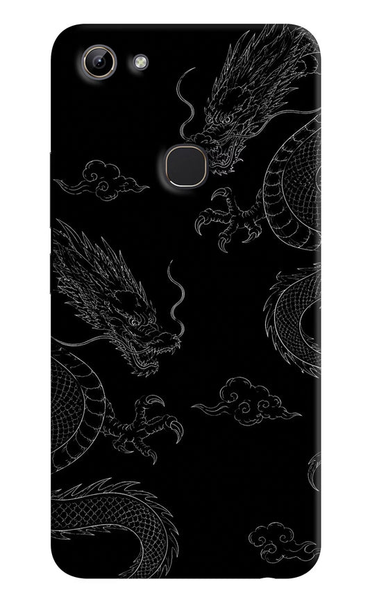 Twin Dragons Vivo Y81 Hard Case Back Cover by Casekaro