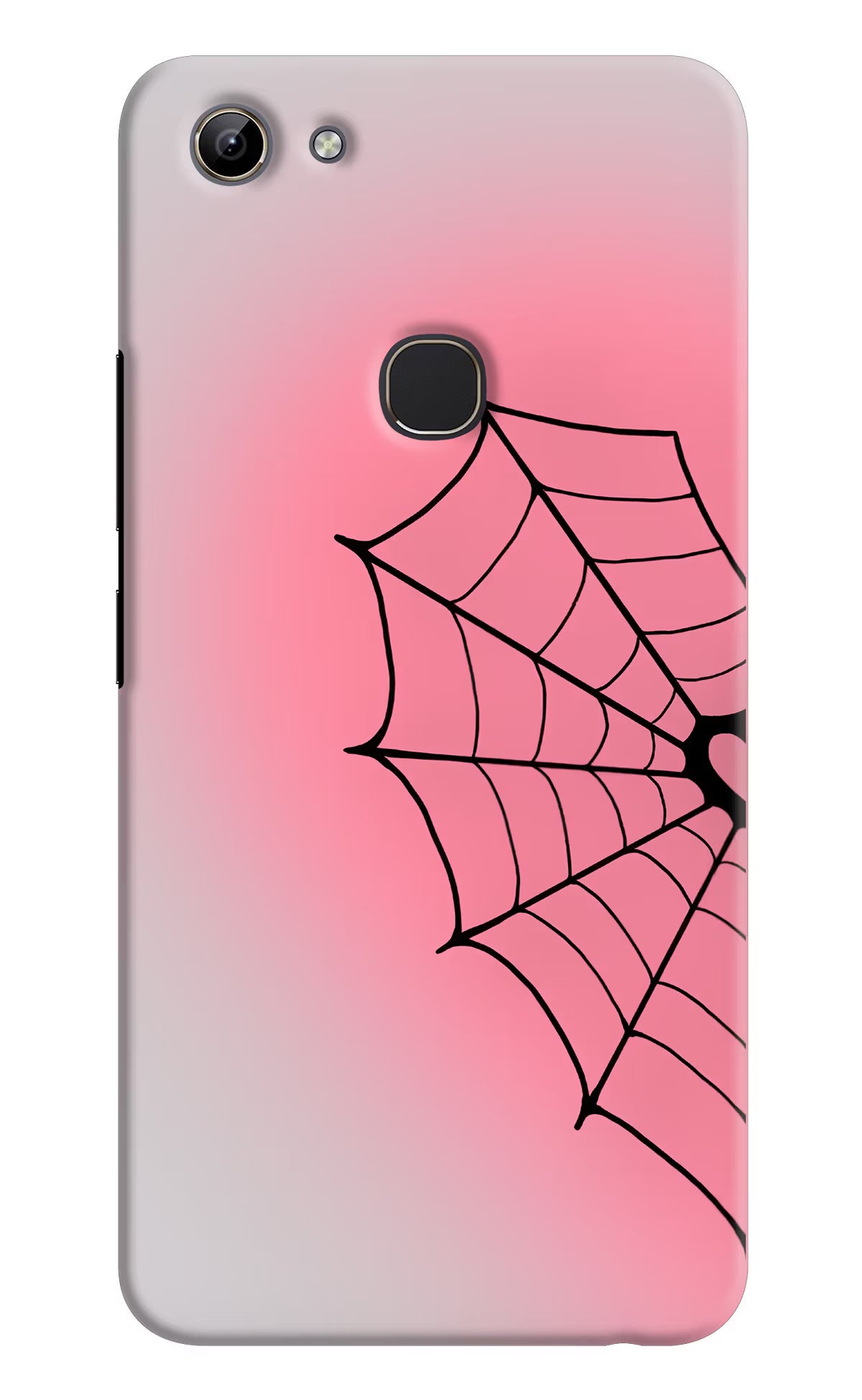 Pink Web Vivo Y81 Back Cover