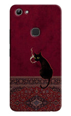 Midnight Cat Vivo Y81 Hard Case Back Cover by Casekaro