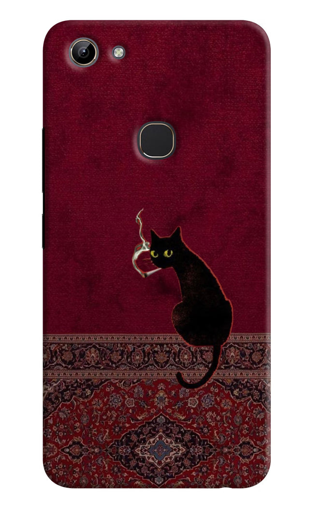 Midnight Cat Vivo Y81 Hard Case Back Cover by Casekaro