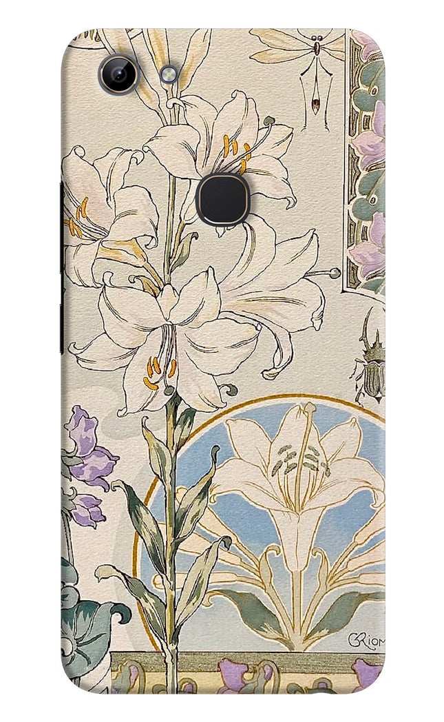 White Lily Vivo Y81 Hard Case Back Cover by Casekaro